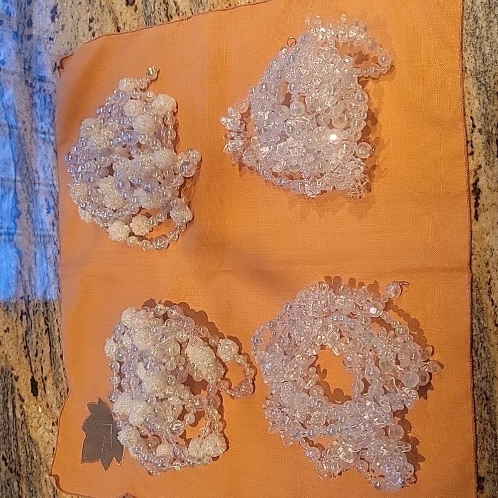 Bundle of 4 Garlands of sparkling beads